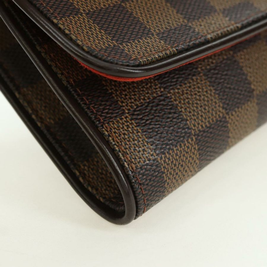 【日本直送】路易威登 Damier Ebene Pochette 雙 GM 單肩包 SPO LV 正品 176534SV-14