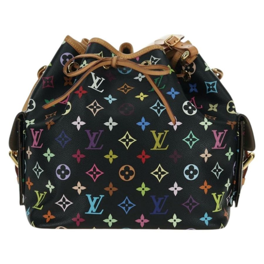 【日本直送】路易威登 Monogram Multicolor Petit Noe 手袋 黑色 M42230 LV 正品 176094V-12