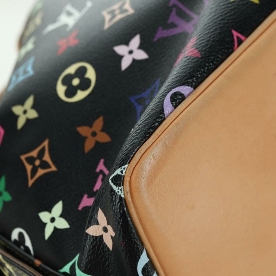 【日本直送】路易威登 Monogram Multicolor Petit Noe 手袋 黑色 M42230 LV 正品 176094V-14