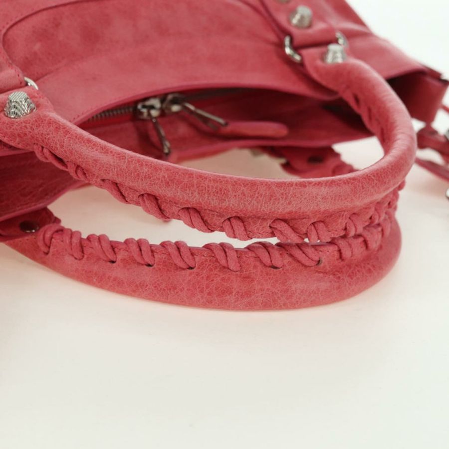 【日本直送】BALENCIAGA Giant Town 手提包 皮革 2way 粉紅色 240578 正品 am11459SAV-6