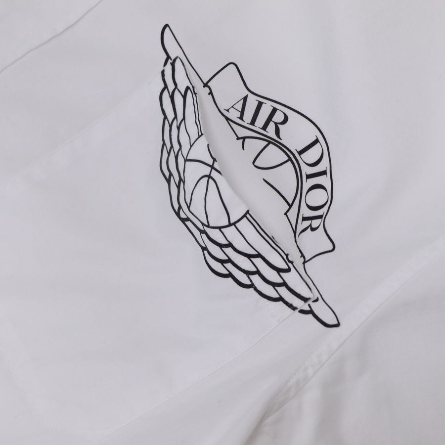 Dior 迪奧 Air Doir口袋印花 白色 短袖襯衫-5