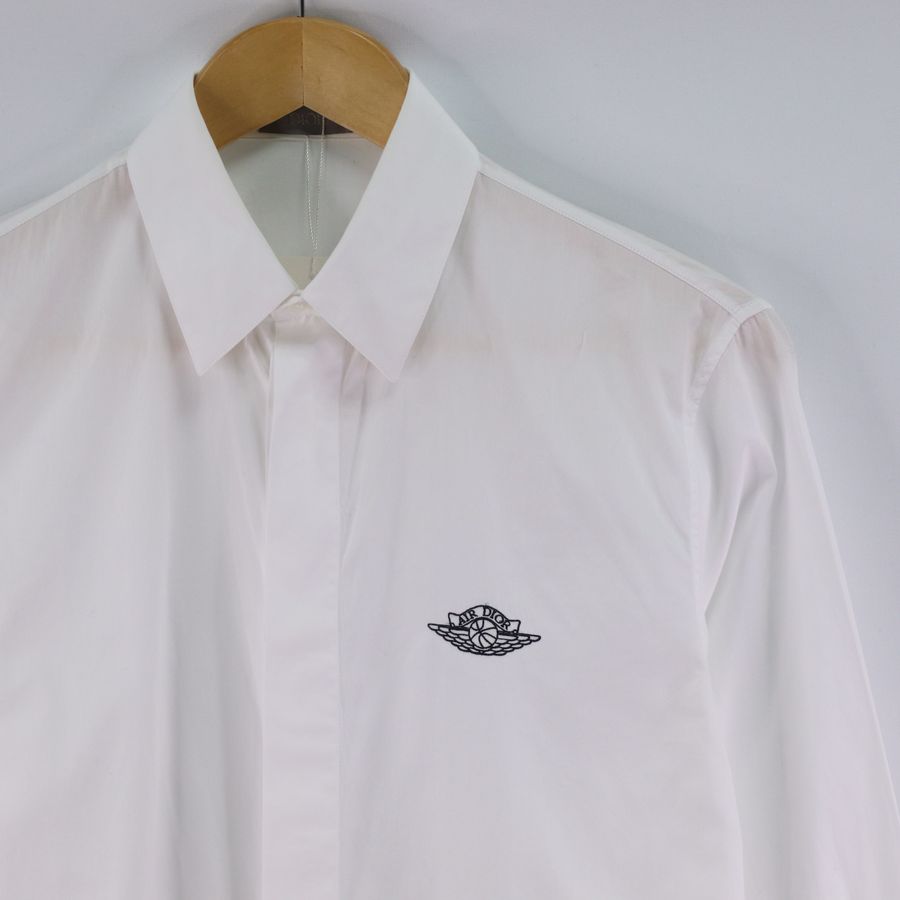 Dior 迪奧 Air Doir印花 白色 長袖襯衫-1