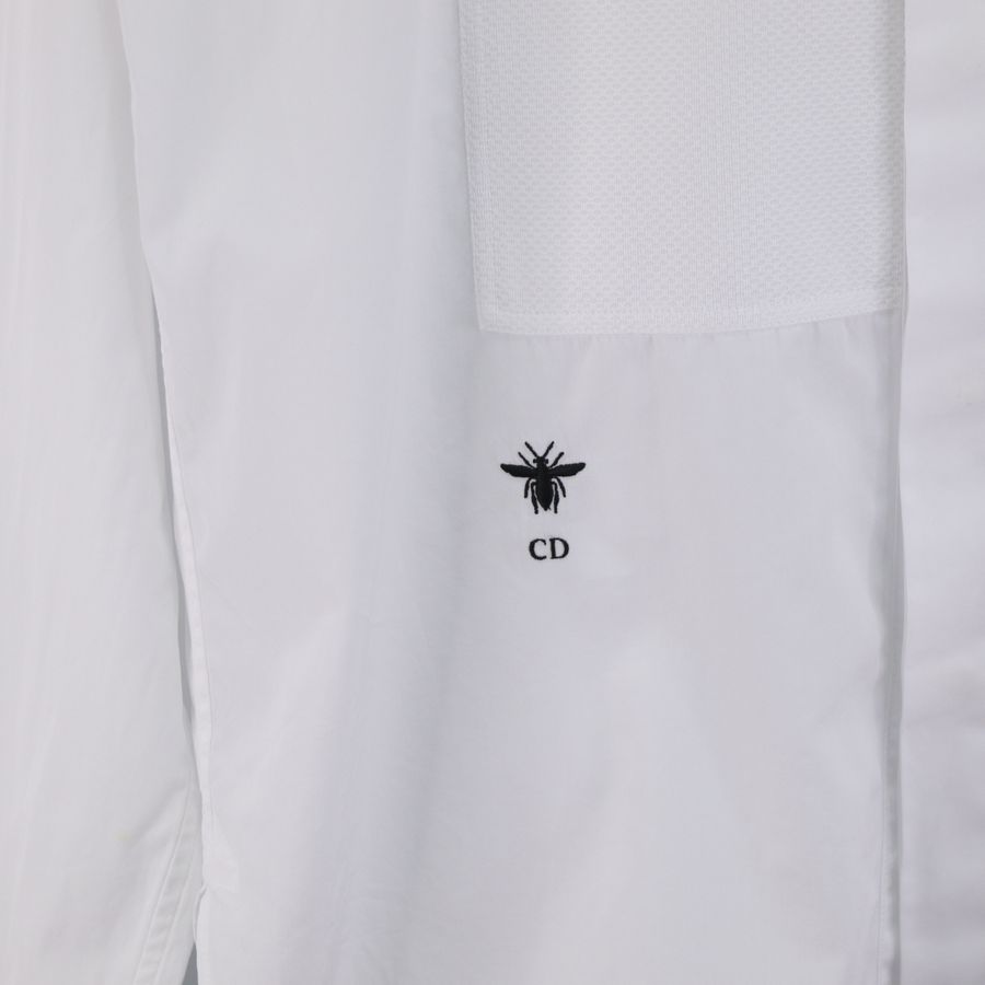 Dior 迪奧 蜜蜂刺繡 白色 長袖襯衫-2