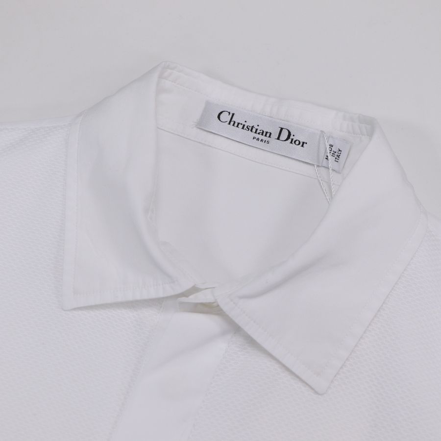 Dior 迪奧 蜜蜂刺繡 白色 長袖襯衫-4