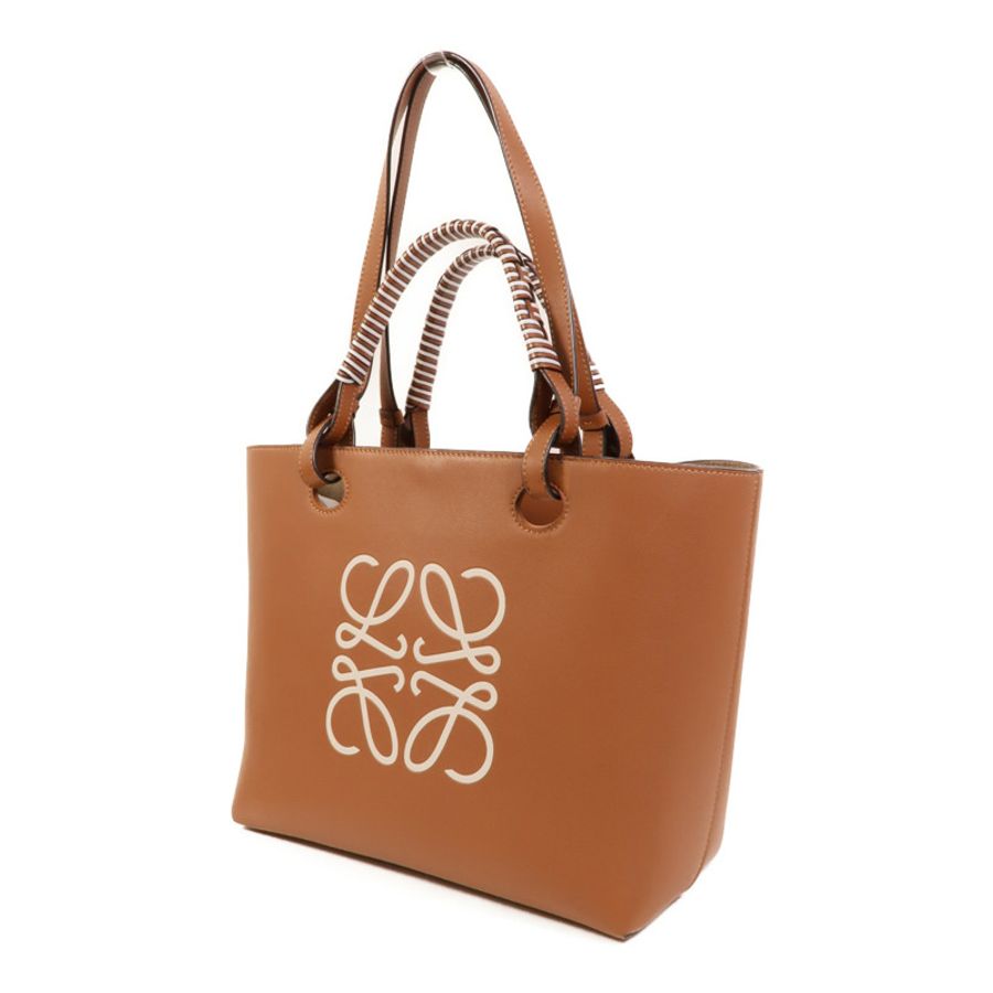 LOEWE 牛皮皮革Anagram Tote Small手挽肩背兩用袋-2