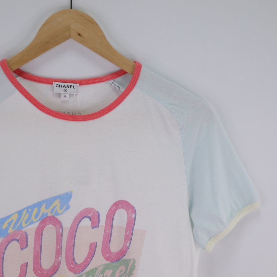 Chanel 香奈兒 Coco Cuba印花 短袖上衣-1