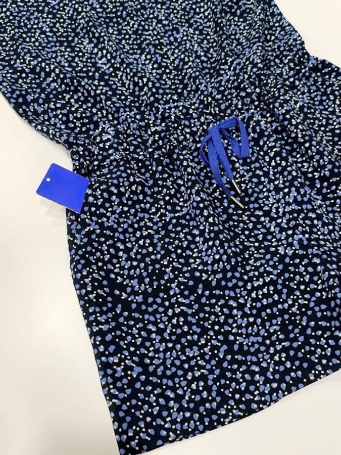 BURBERRY 肩扣抽繩綁帶口袋連身短褲-6