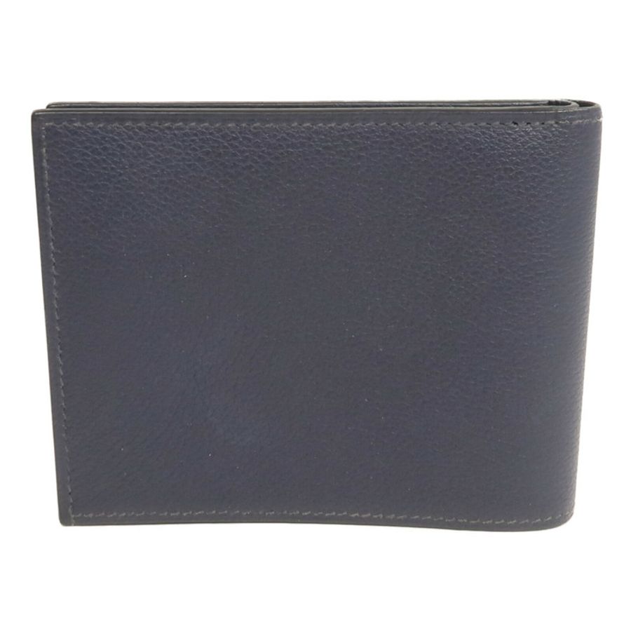 HERMES Evercolor皮革Copernic MC2錢包Bleu Nuit-1