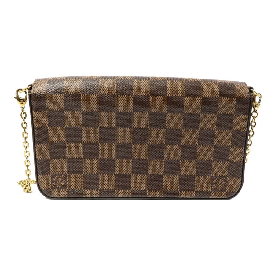 LOUIS VUITTON Damier Felice Pochette鏈帶肩背袋-2