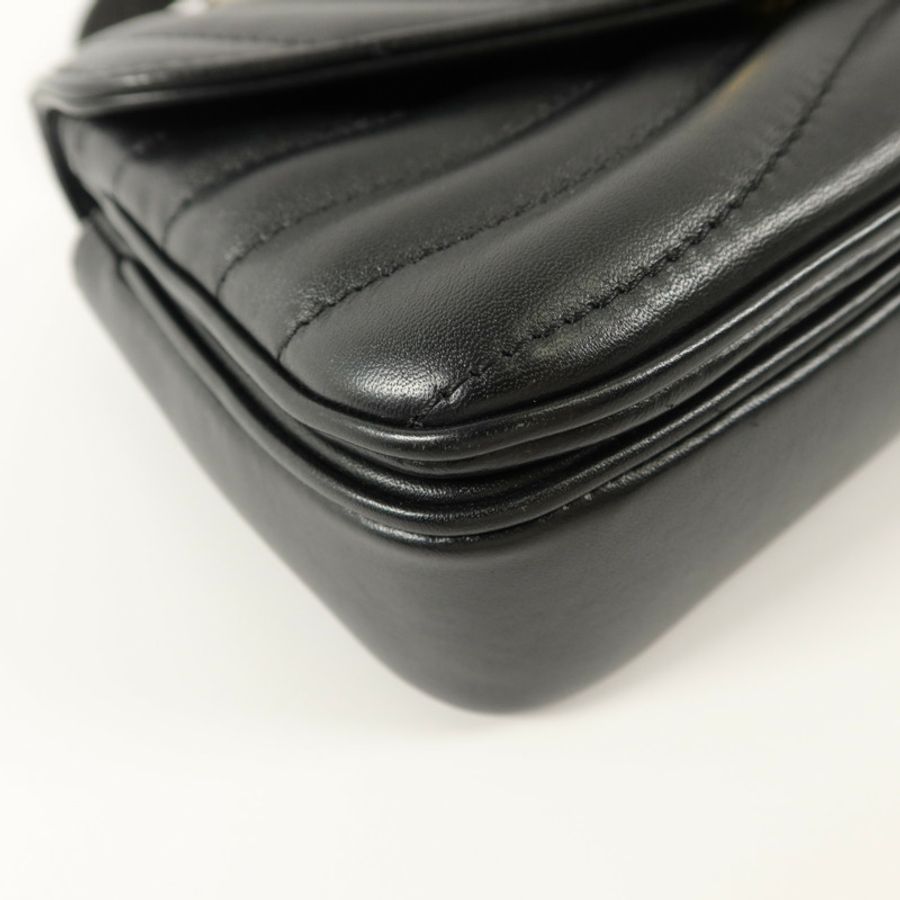LOUIS VUITTON 牛皮皮革New Wave Chain Bag PM鏈帶肩背袋-13