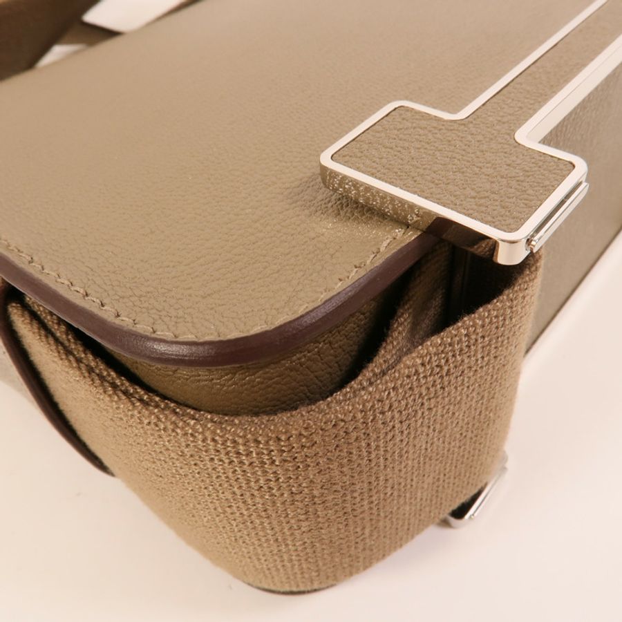 HERMES Chevre皮革Geta肩背袋Geta-10