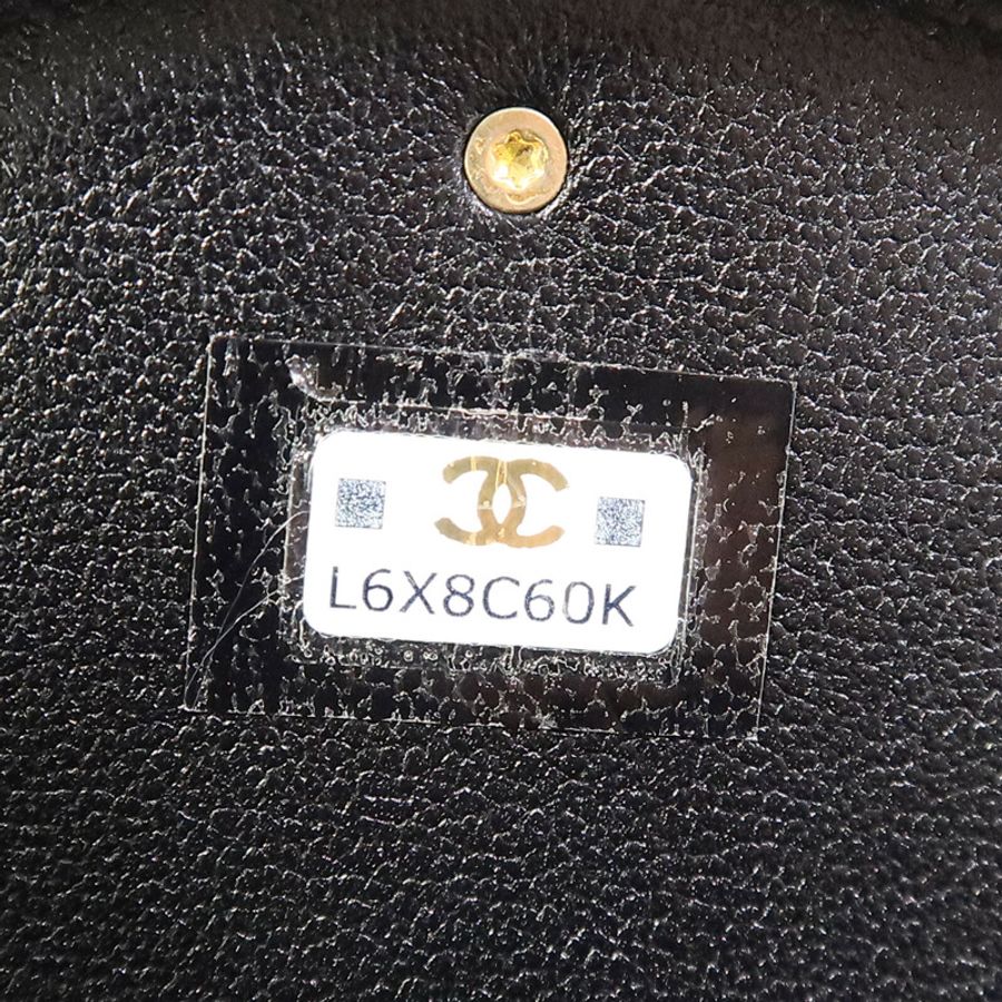 CHANEL 羊皮皮革Gold Camellia Bag鏈帶肩背袋-6