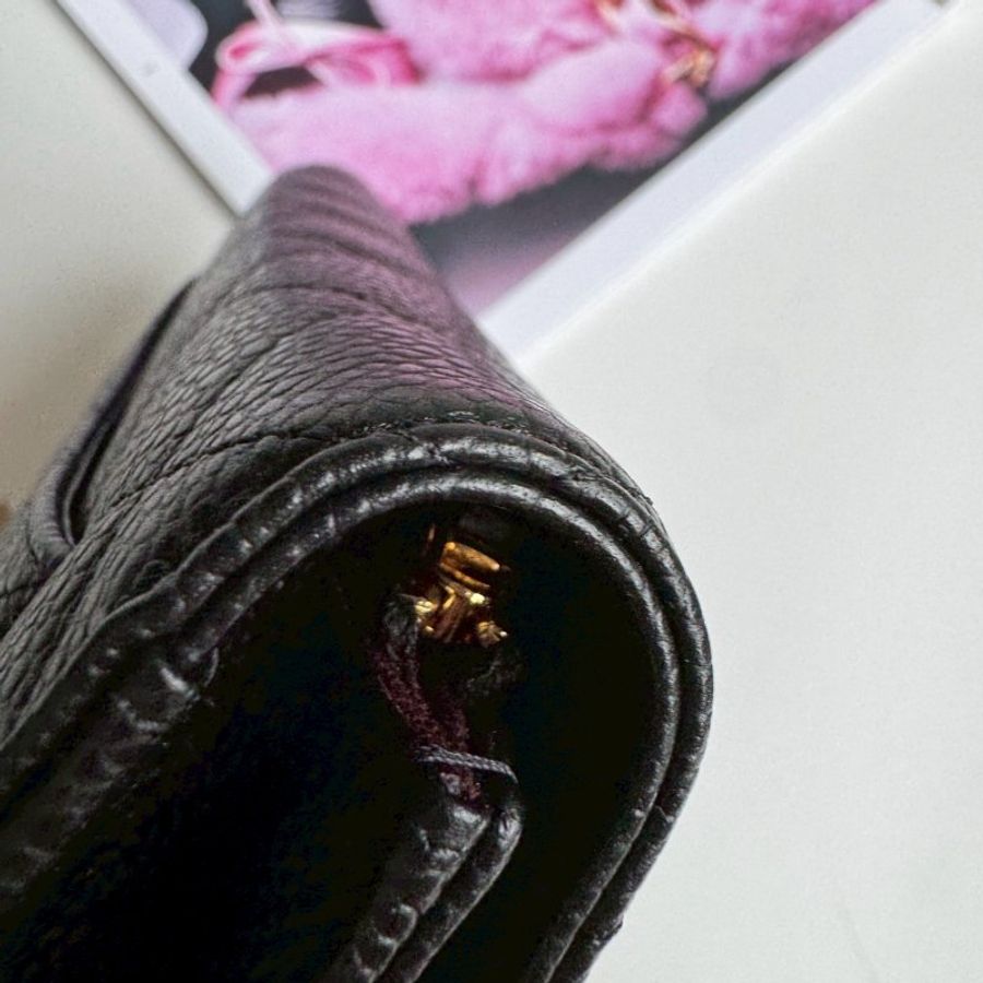 💥香香必買款 Chanel 全新 黑色金釦WOC-7