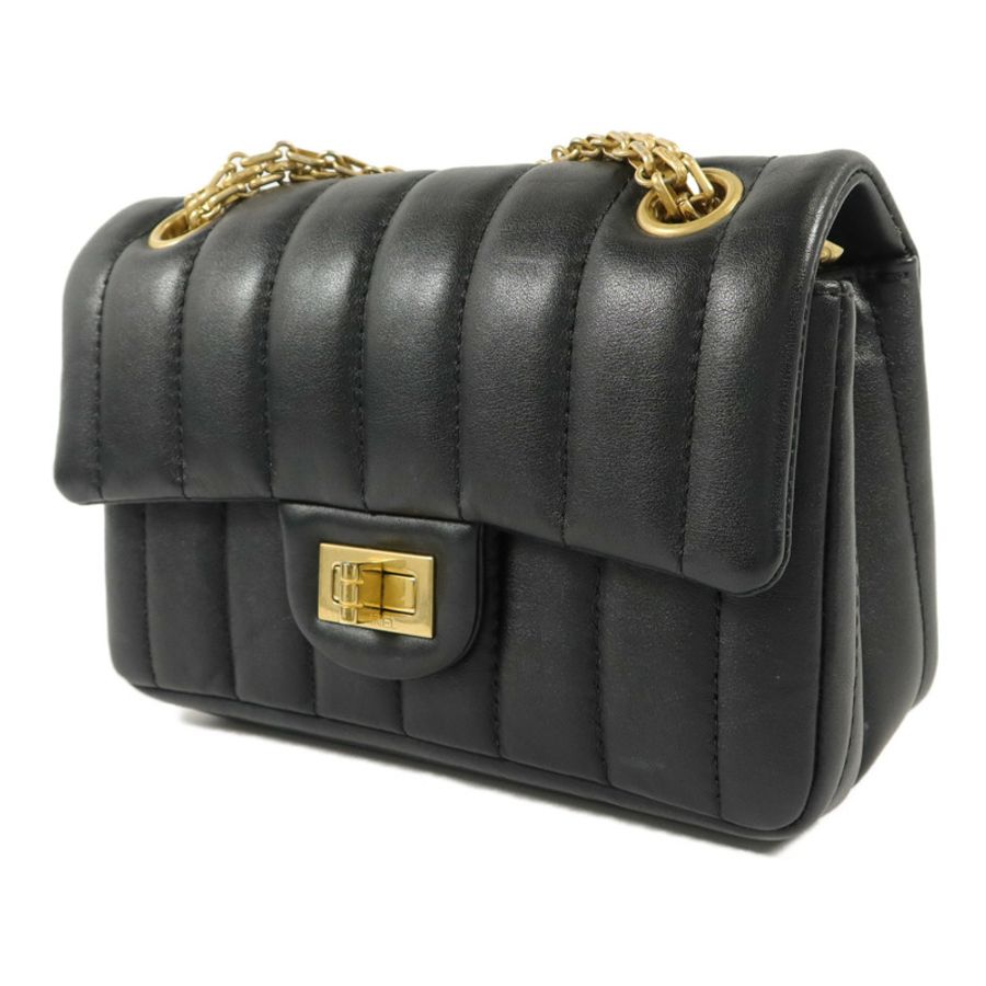 CHANEL 羊皮皮革2.55 Mini Chain Shoulder Bag鏈帶肩背袋-2