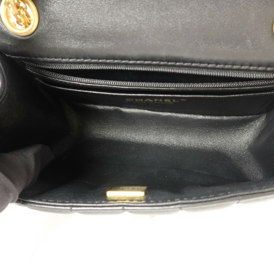 CHANEL 羊皮皮革2.55 Mini Chain Shoulder Bag鏈帶肩背袋-4
