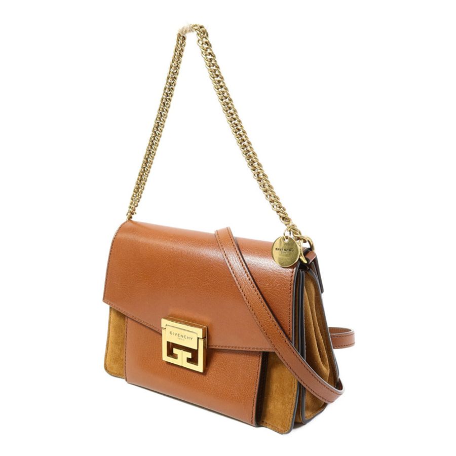 GIVENCHY 山羊皮皮革GV3 Crossbody Small手挽肩背兩用袋-1