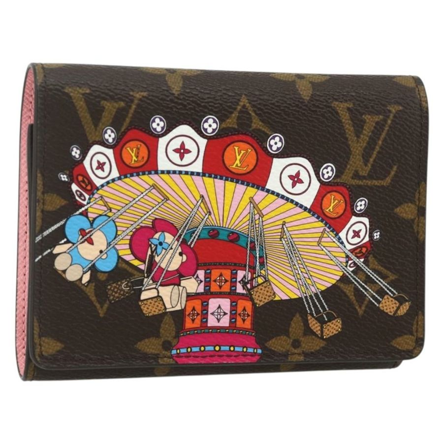 【日本直送】路易威登 Monogram Vivienne Portefeuille Victorine 粉紅 M69754 正品 168298M-0