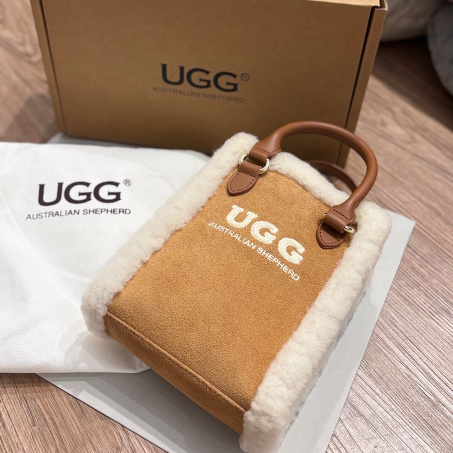 Ugg 羊毛托特包-0