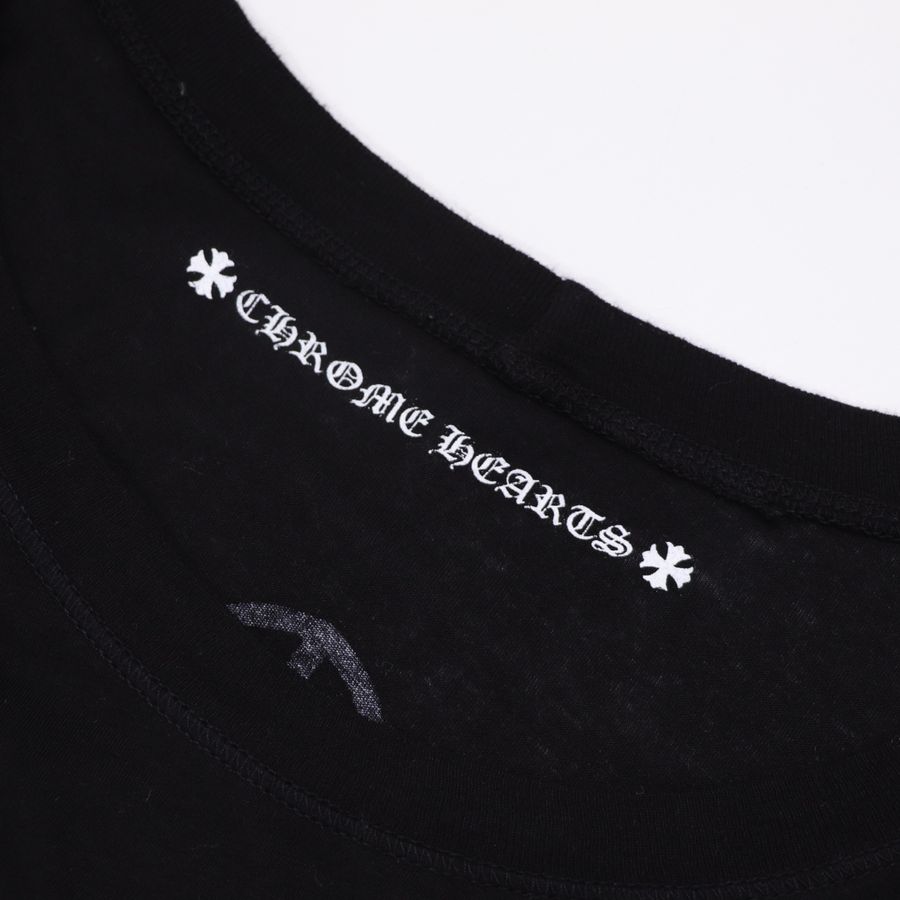 Chrome Hearts 克羅心 黑色 圓領 Logo 短袖上衣-3