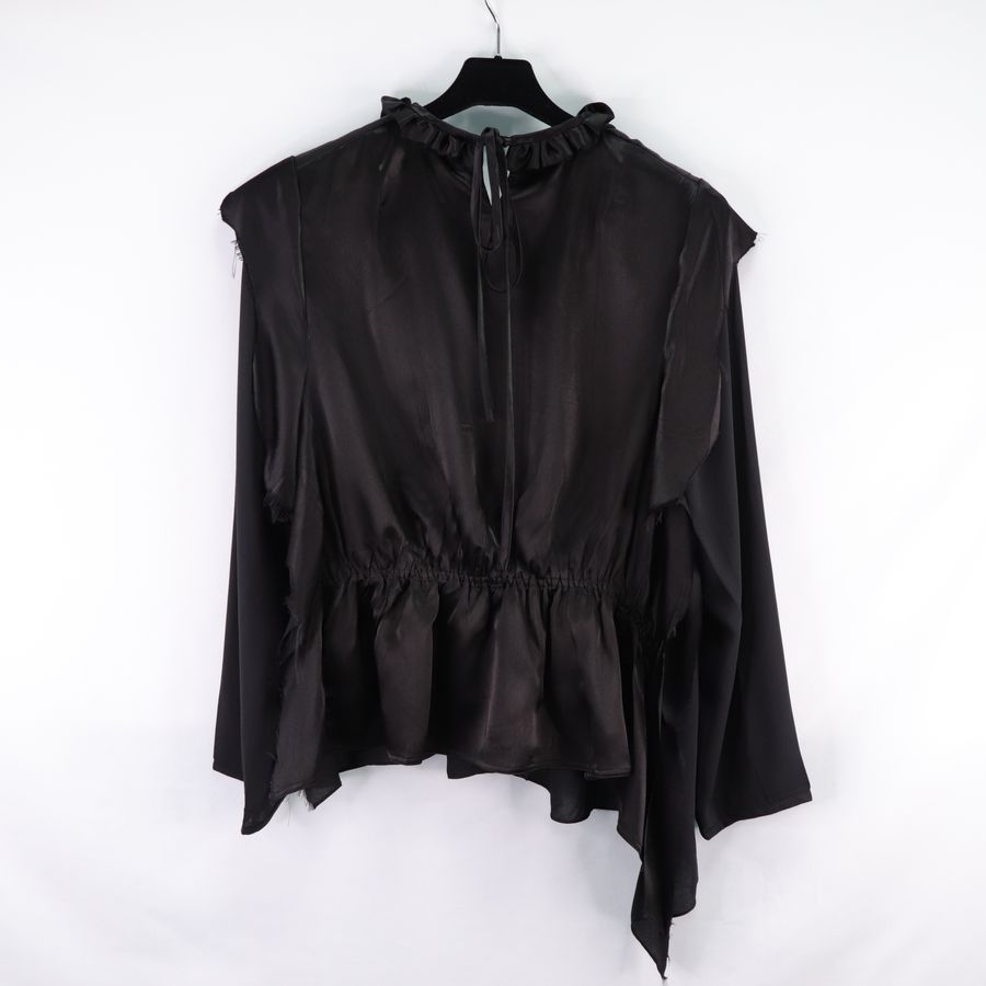 Balenciaga 巴黎世家 荷葉邊 長袖上衣-4