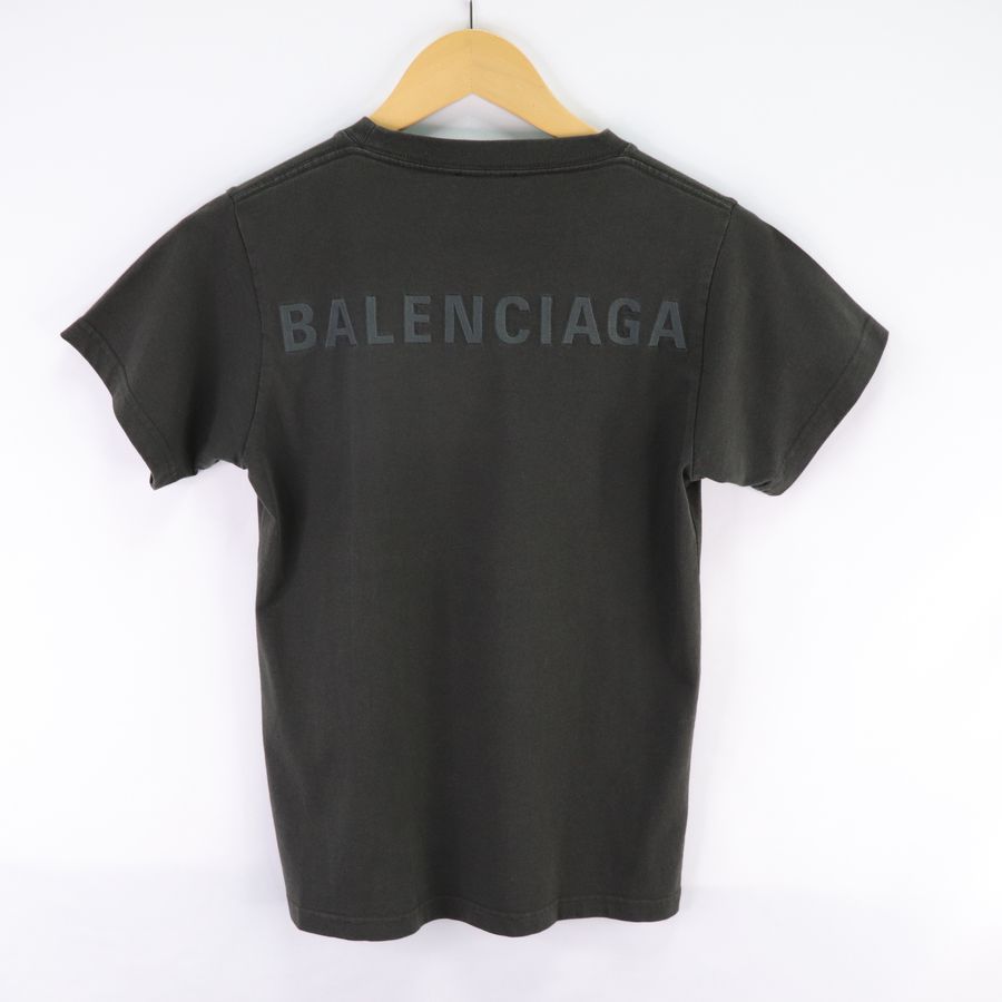 Balenciaga 巴黎世家 Logo 軍綠色 短袖上衣-2
