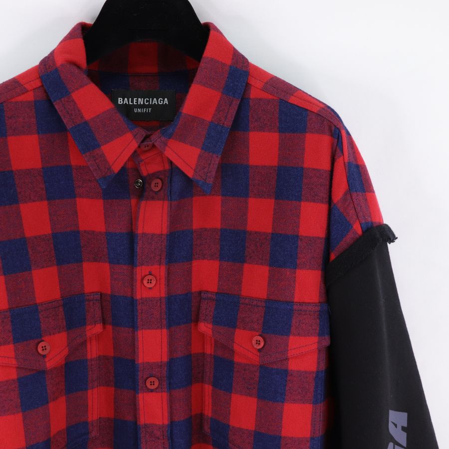 Balenciaga 巴黎世家 拼接襯衫-1