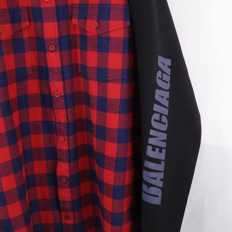 Balenciaga 巴黎世家 拼接襯衫-2