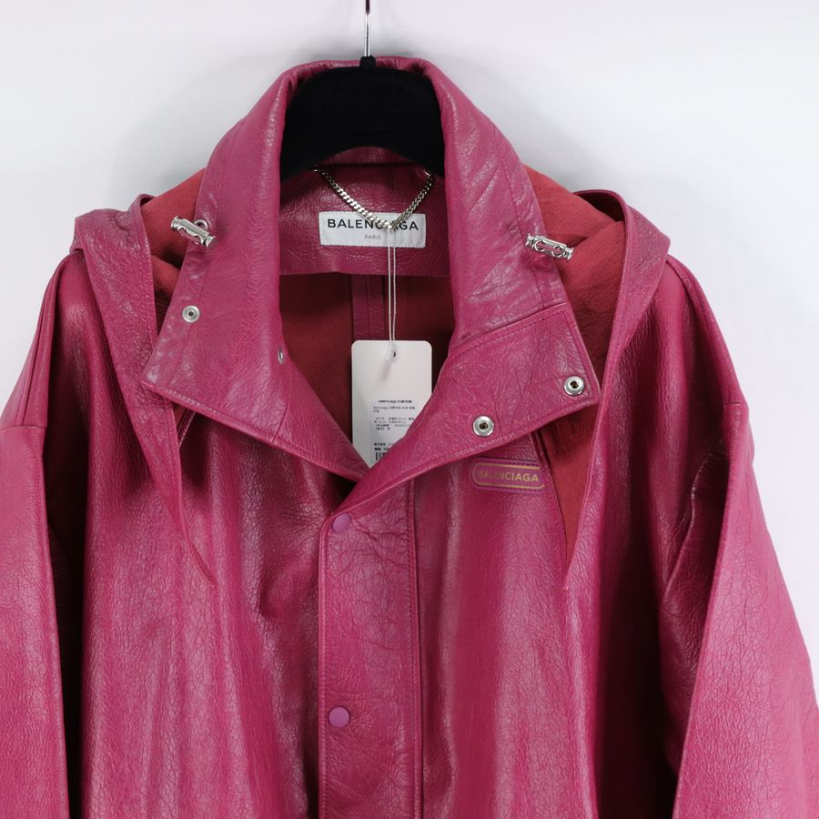 Balenciaga 巴黎世家 皮革 防風外套-1