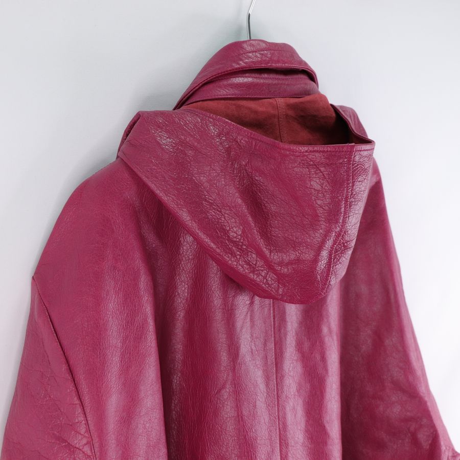 Balenciaga 巴黎世家 皮革 防風外套-6