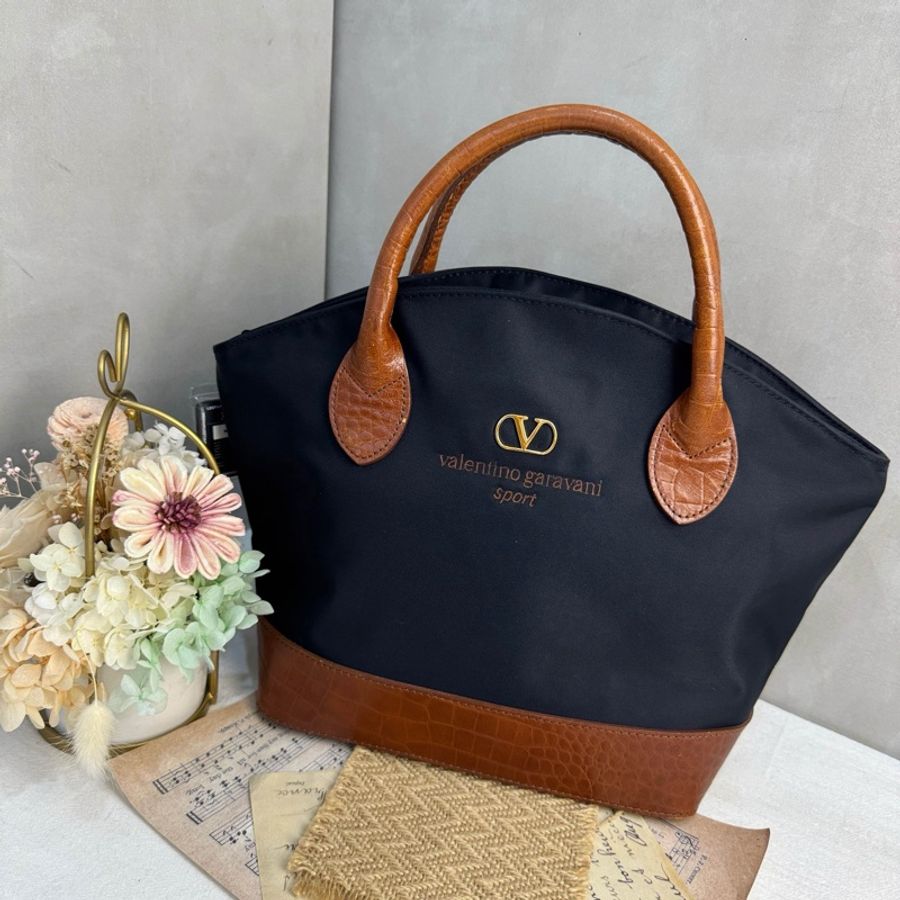 【赫蒂國際精品】Valentino 范倫鐵諾 復古手提袋 vintage-0