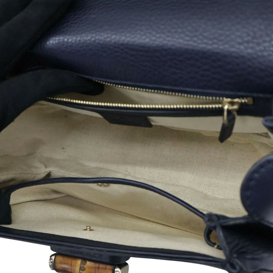 藍色 calf 牛皮 New Bamboo 兩用包【GUCCI 古馳】 254884-2