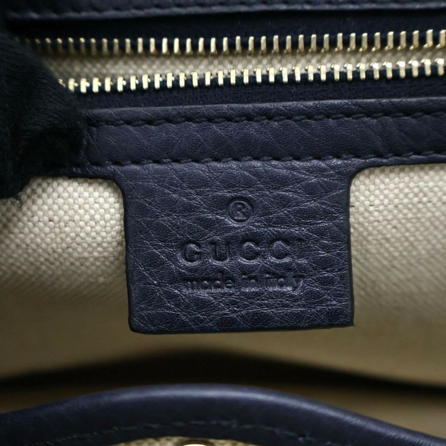 藍色 calf 牛皮 New Bamboo 兩用包【GUCCI 古馳】 254884-3
