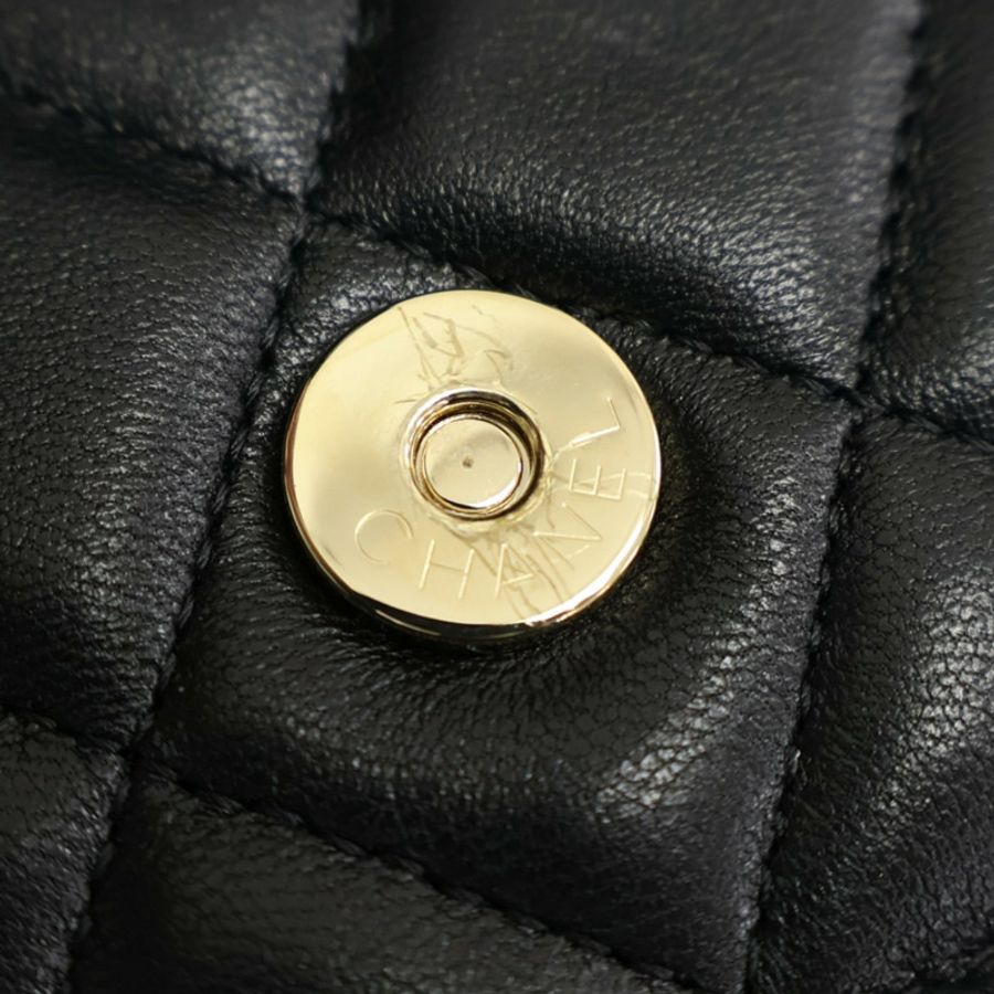 黑色羊皮 Top handle WOC 鍊帶 肩背包 AP3226【CHANEL 香奈兒】 AP3226-13