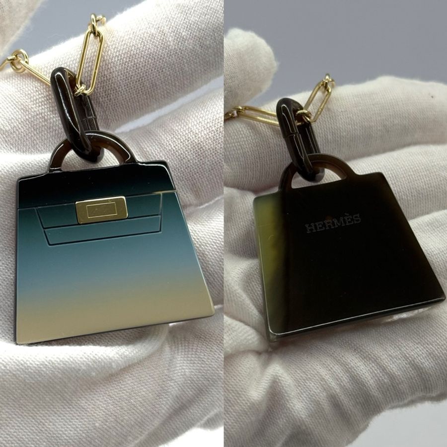 HERMES 愛馬仕 AMULETTE KELLY GM 項鍊-3