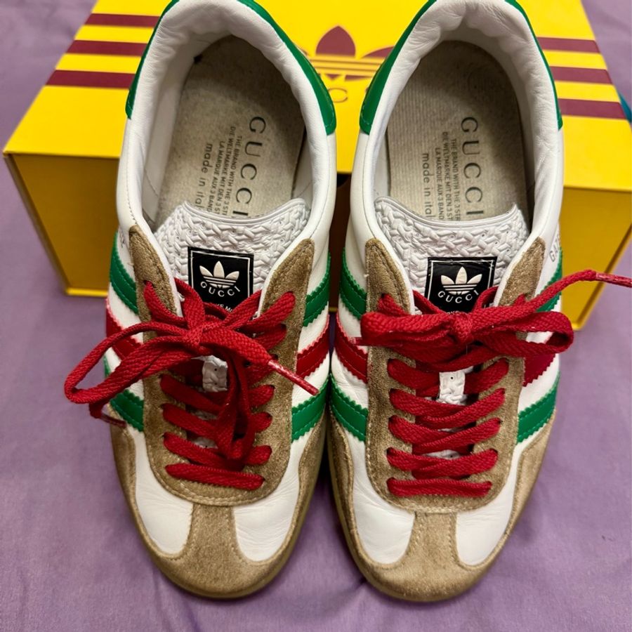 Gucci Adidas聯名款球鞋/尺寸US6.5-0