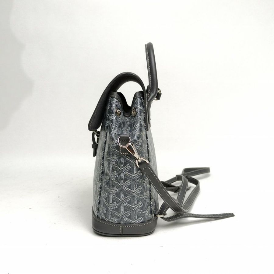 GOYARD Alpin雙肩包Mini9.5灰色PVC肩背包-1