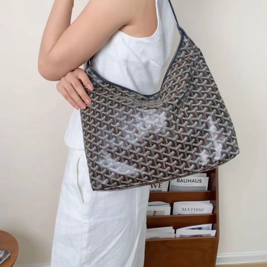 #上架秒殺款# 【99新✨】#Goyard Hobo / 百搭黑色 / 肩背包-0