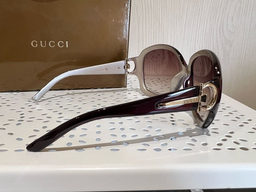Gucci 茶色太陽眼鏡-2