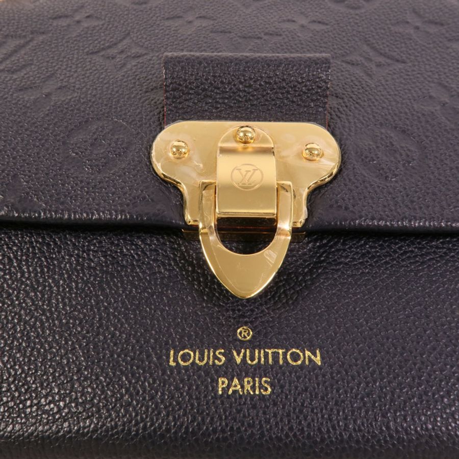 LOUIS VUITTON Monogram Boite Chapeau Souple金扣肩背袋棕色-6