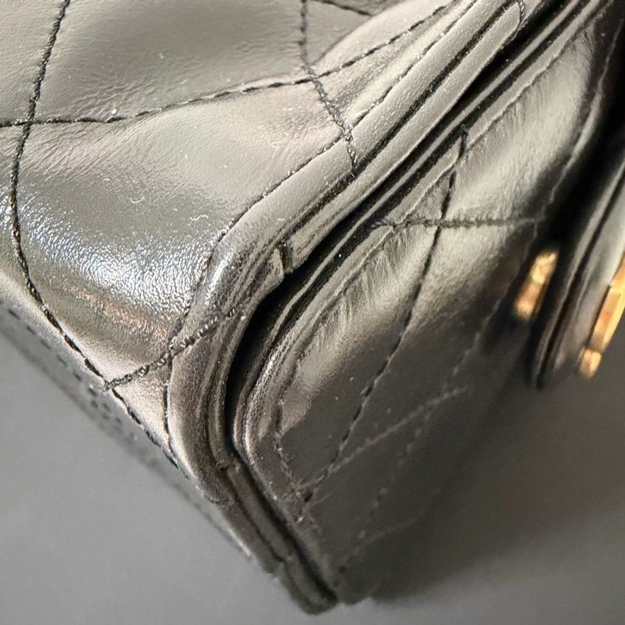 Chanel 25bag mini 迷你 油蠟皮-6