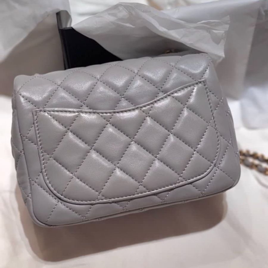 Chanel 香奈兒 21B 灰金球 方胖(晶片)-5