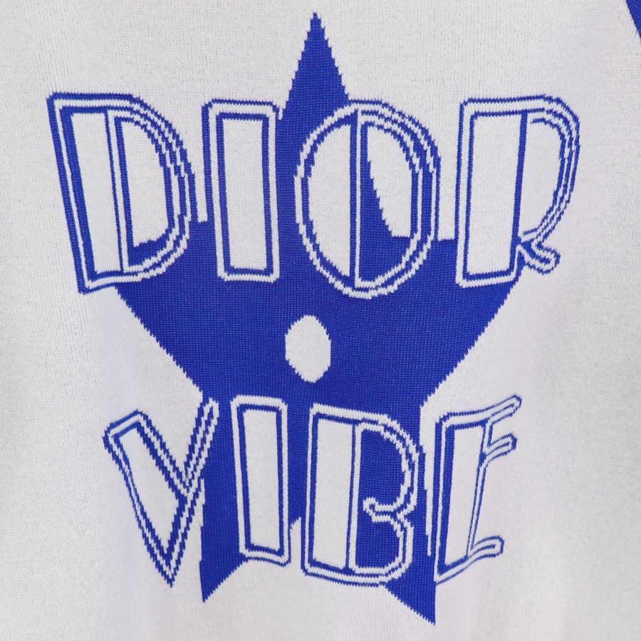 Dior 迪奧 Dior Vibe 短版 藍白色 飛行員外套-5