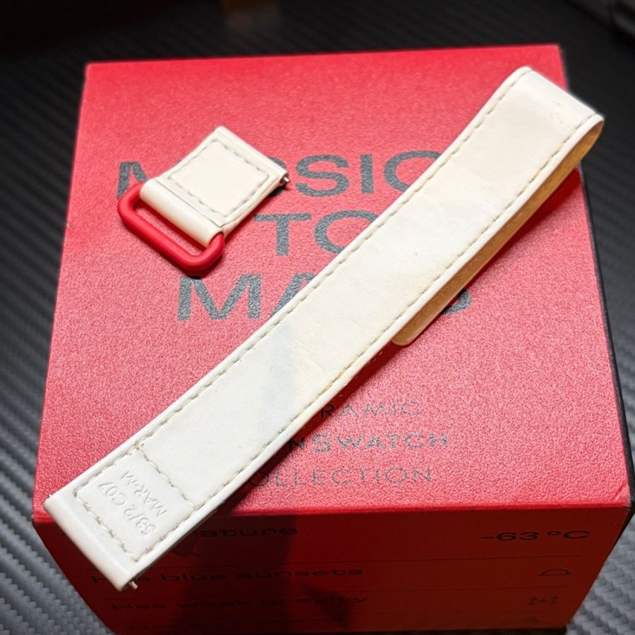 Omega x Swatch 火星任務 MoonSwatch (Mission to Mars) 已認證 附Horus錶帶-11