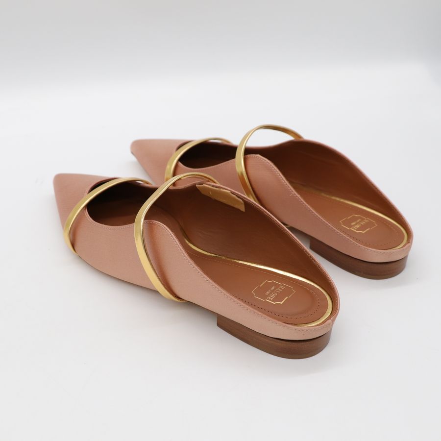 malone souliers 粉色 穆勒鞋-4