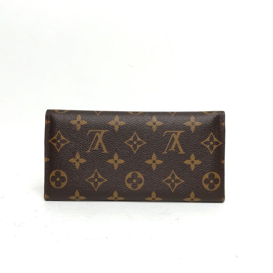 LOUIS VUITTON JOSEPHINE豆子錢夾老花PVC2016-2
