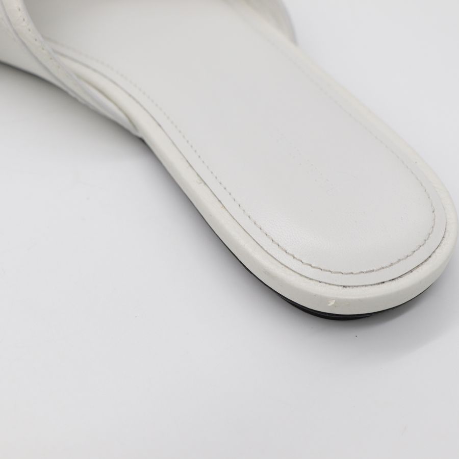 Balenciaga 巴黎世家 白色鉚釘 拖鞋-8