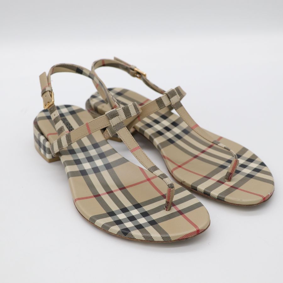 Burberry 博柏利 格紋 涼鞋-3