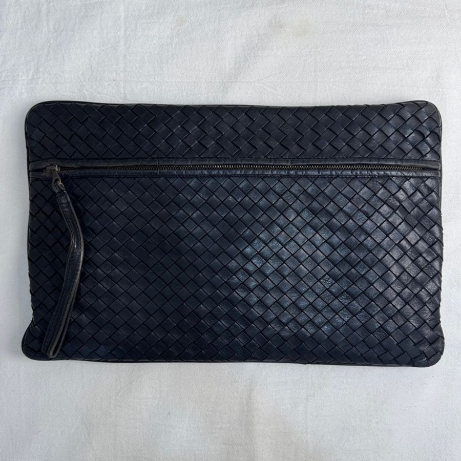 【赫蒂國際精品】Bottega Veneta 寶緹嘉 皮革編織手拿包 vintage-3
