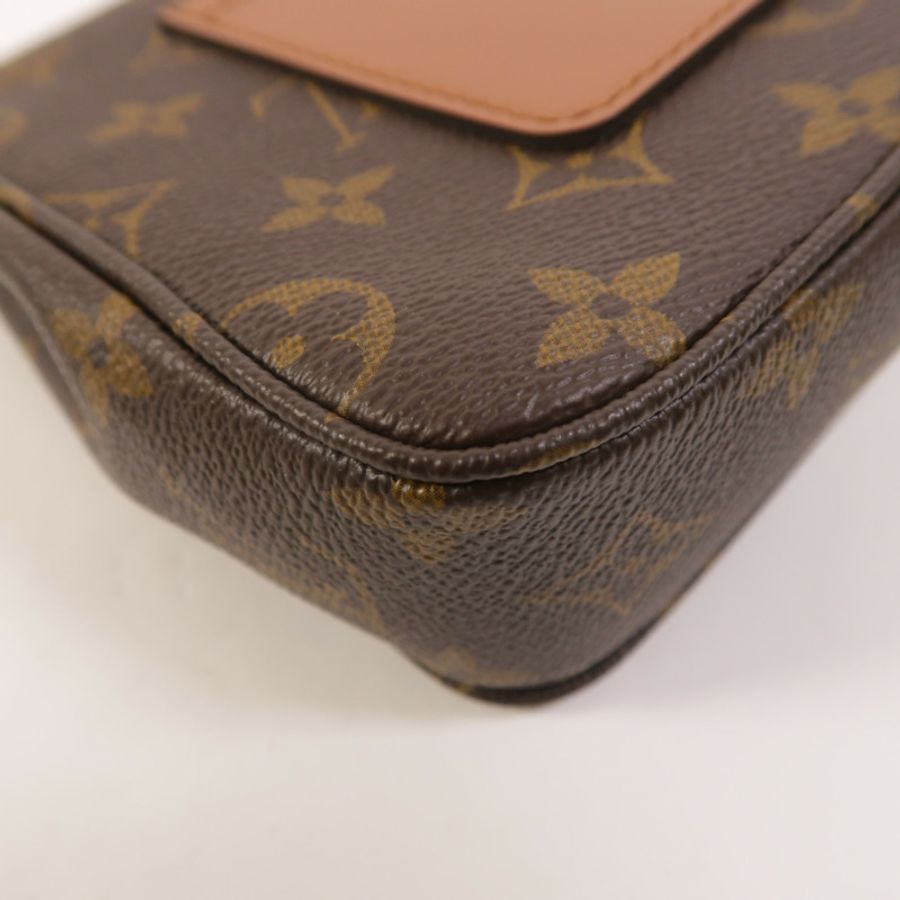 LOUIS VUITTON Monogram Marceau鏈帶肩背袋-11