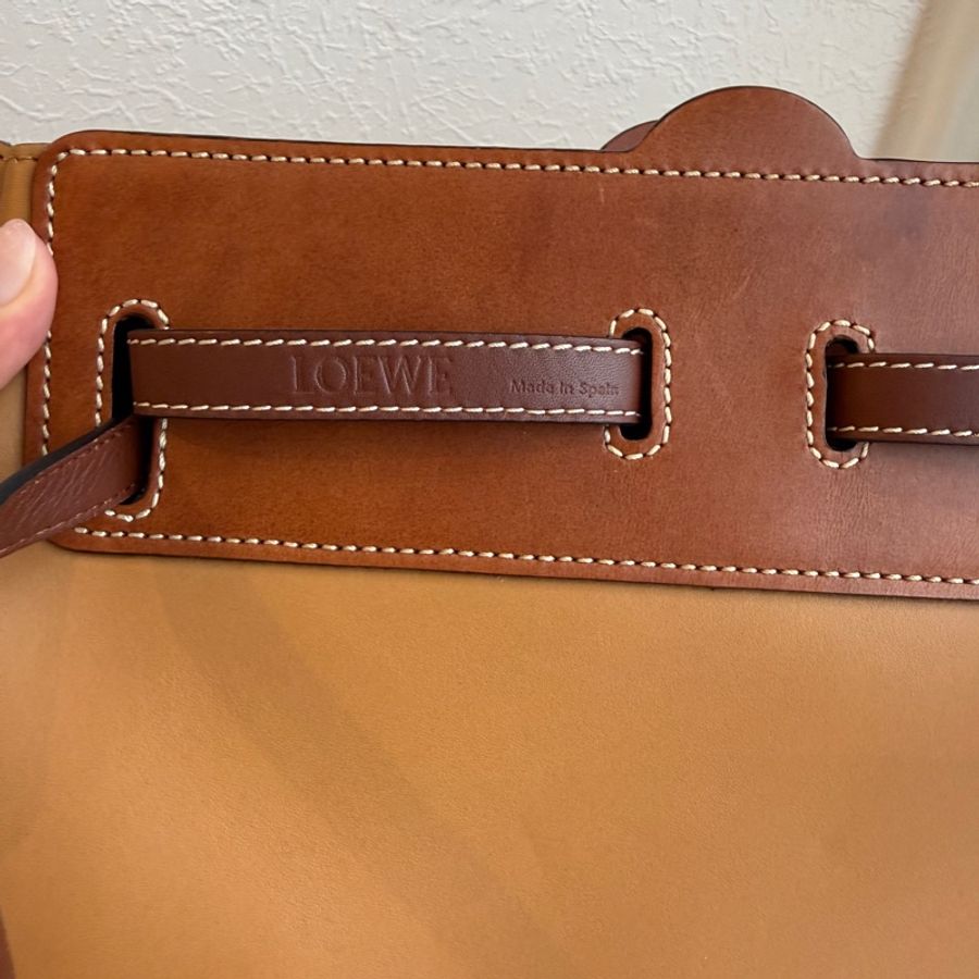 Loewe 手提兩用包 可以當公事包lazo-8